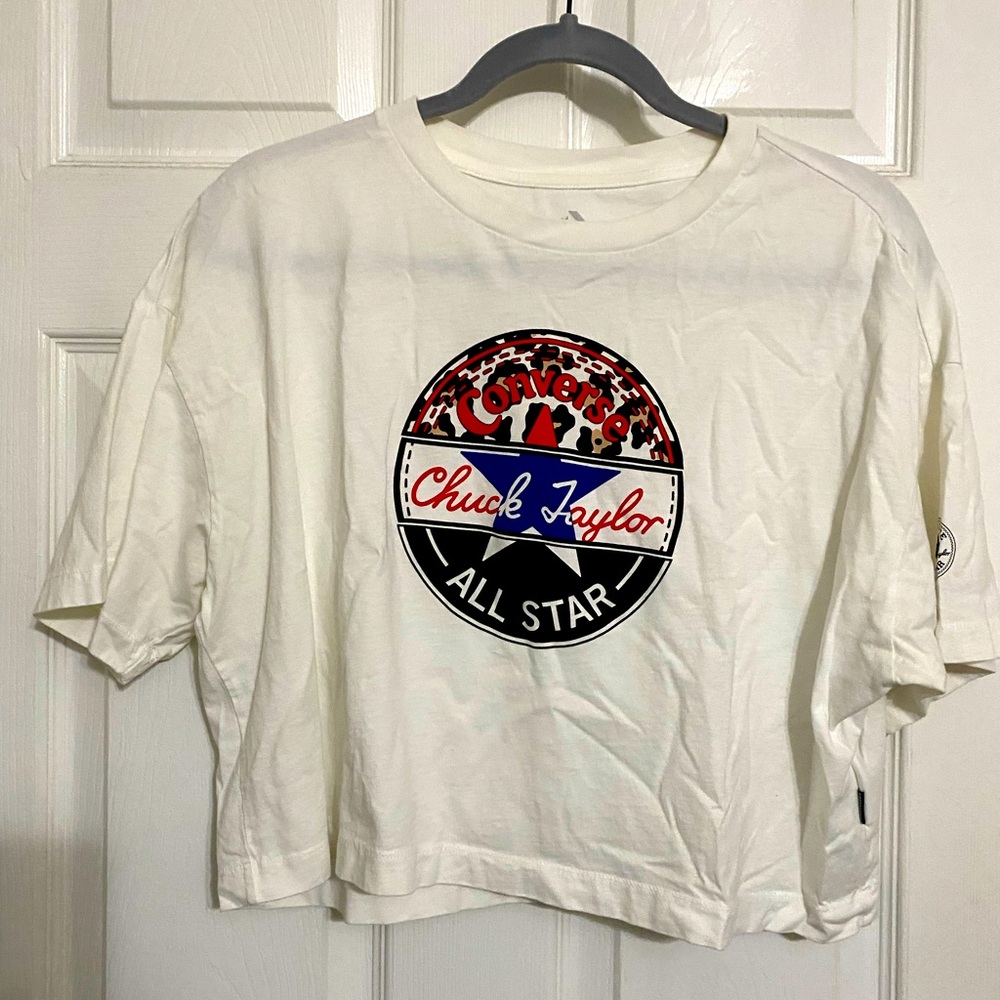 Converse cropped t-shirt